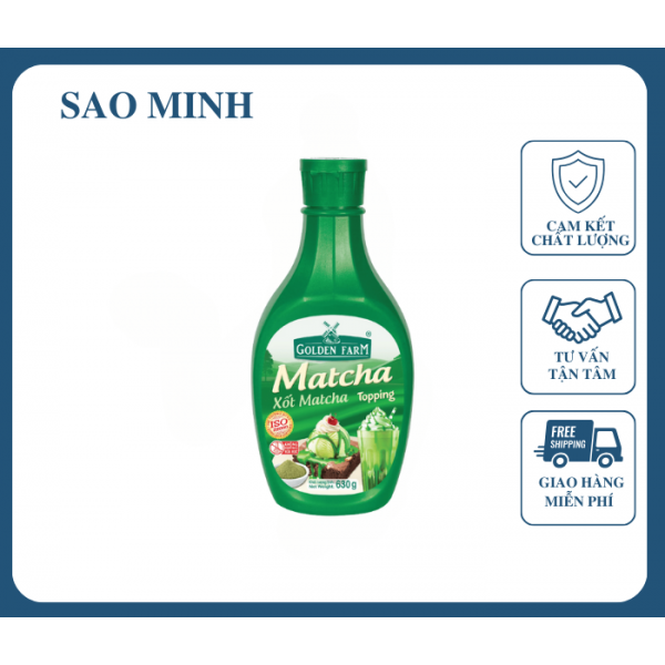 Sốt Trà Xanh - Golden Farm 630gr